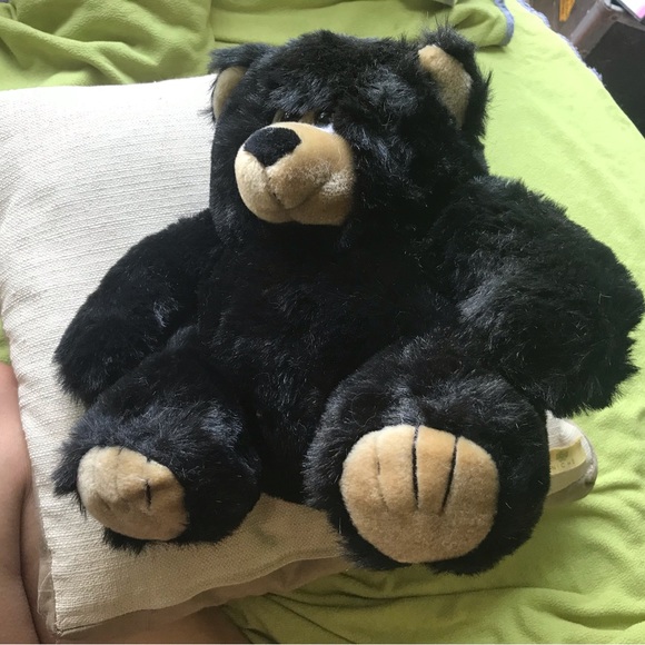 Vintage black Teddybear from 1989 EUC - Picture 2 of 8
